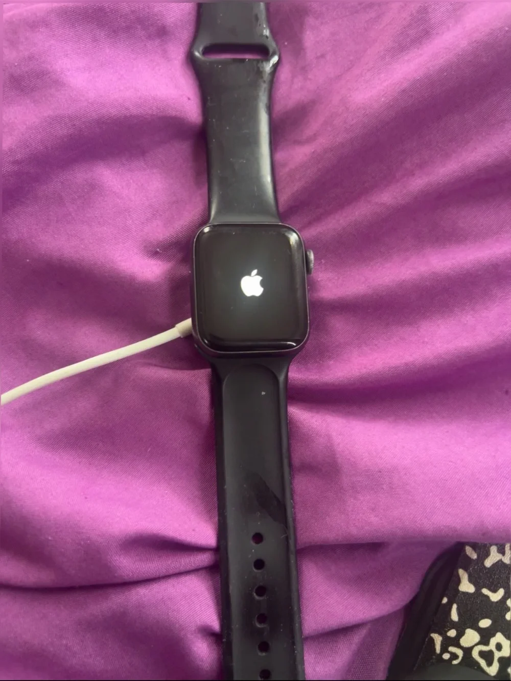 Apple Watch in Black with Black Sport Band
